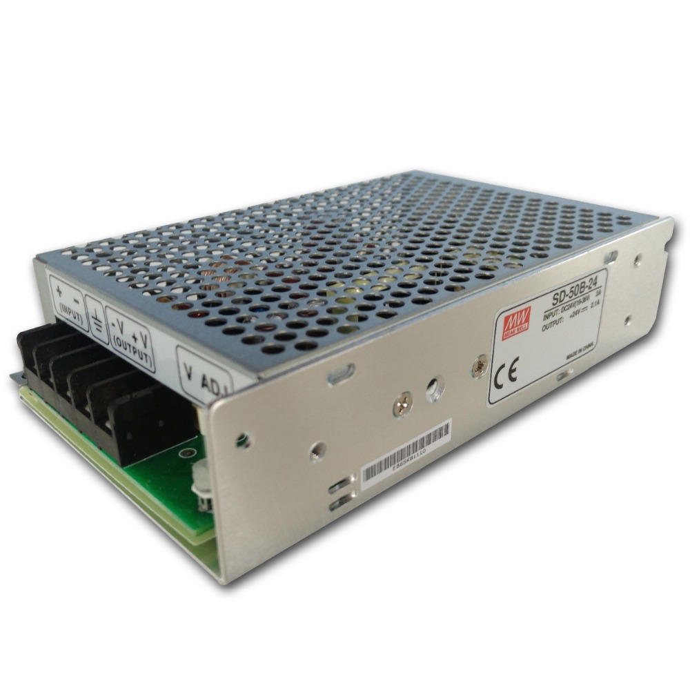 مبدل 24 به 24 ولت 2.1 آمپر مین ول مدل SD-50B-24