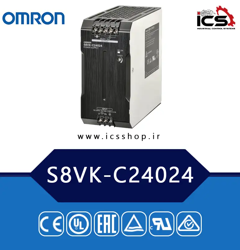 منبع تغذیه ۲۴ ولت 10 آمپر امرن Omron