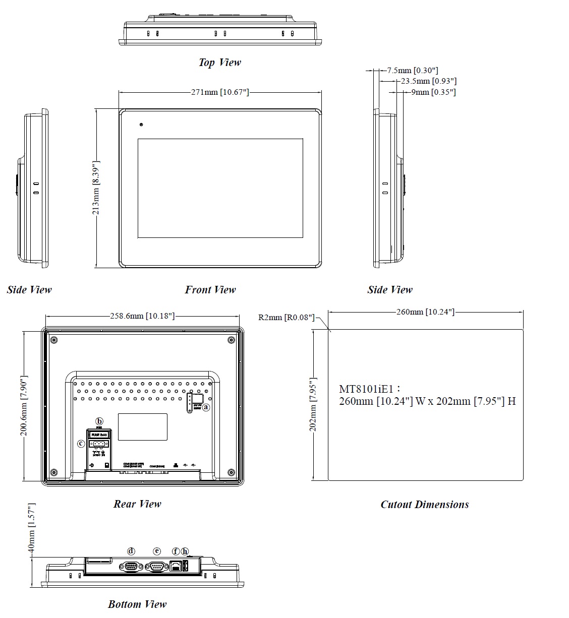 پنل لمسی 10.1 اینچ HMI WEINTEK