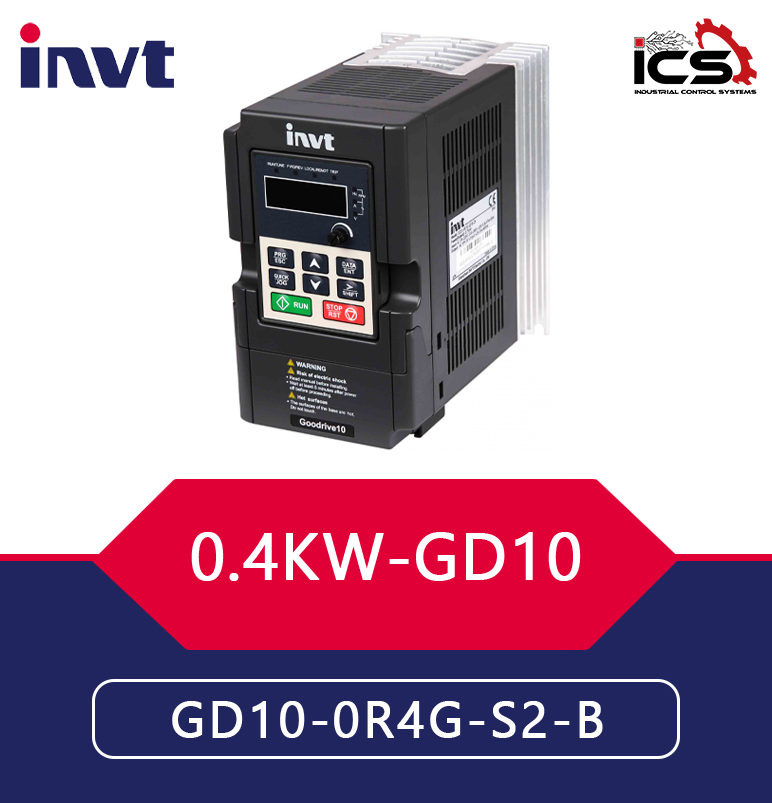 اينورتر 0.4 کیلووات تک فاز اینوت invt سری GD10