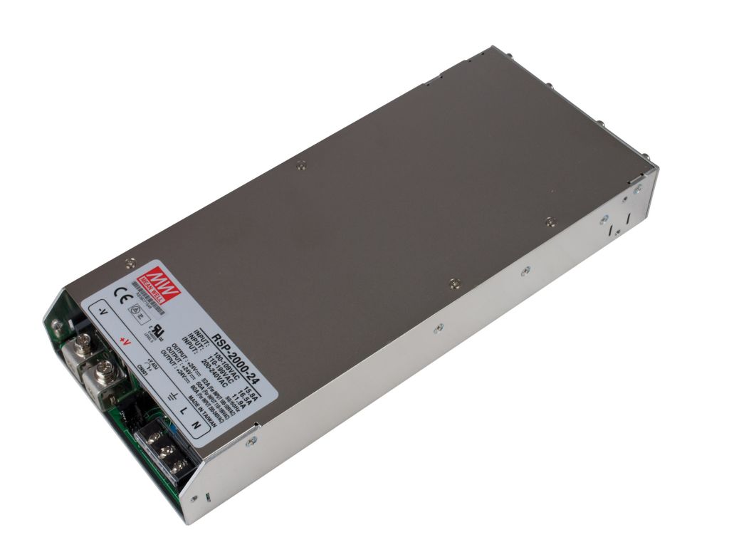 منبع تغذیه 24 ولت 80 آمپر مین ول مدل RSP-2000-24